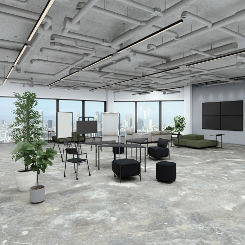 テーブル エニー 長方形 ハイタイプ