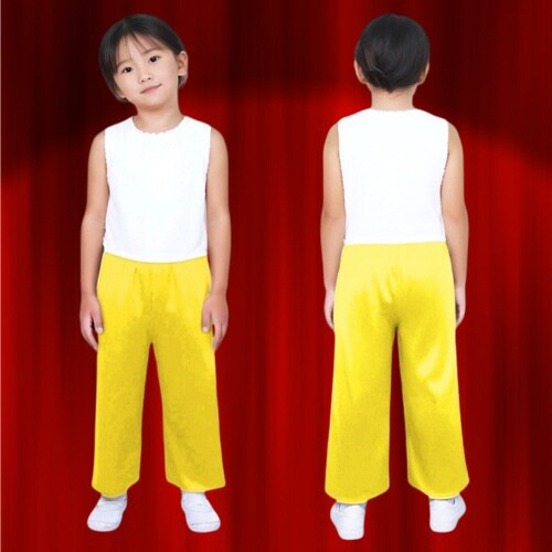 ソフトサテンズボン C 黄