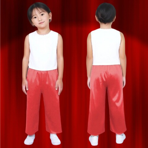 ソフトサテンズボン C 赤