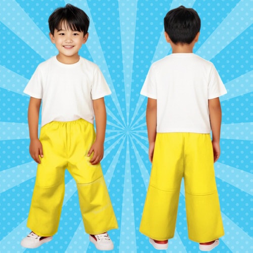 衣装 不織布ズボン 黄