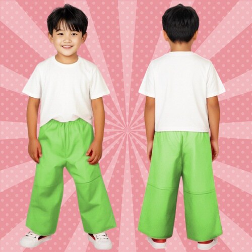 衣装ベース C ズボン 黄緑