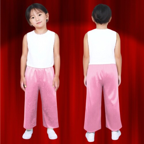 ソフトサテンズボン C 桃