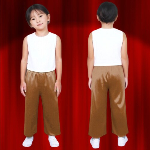 ソフトサテンズボン C 茶