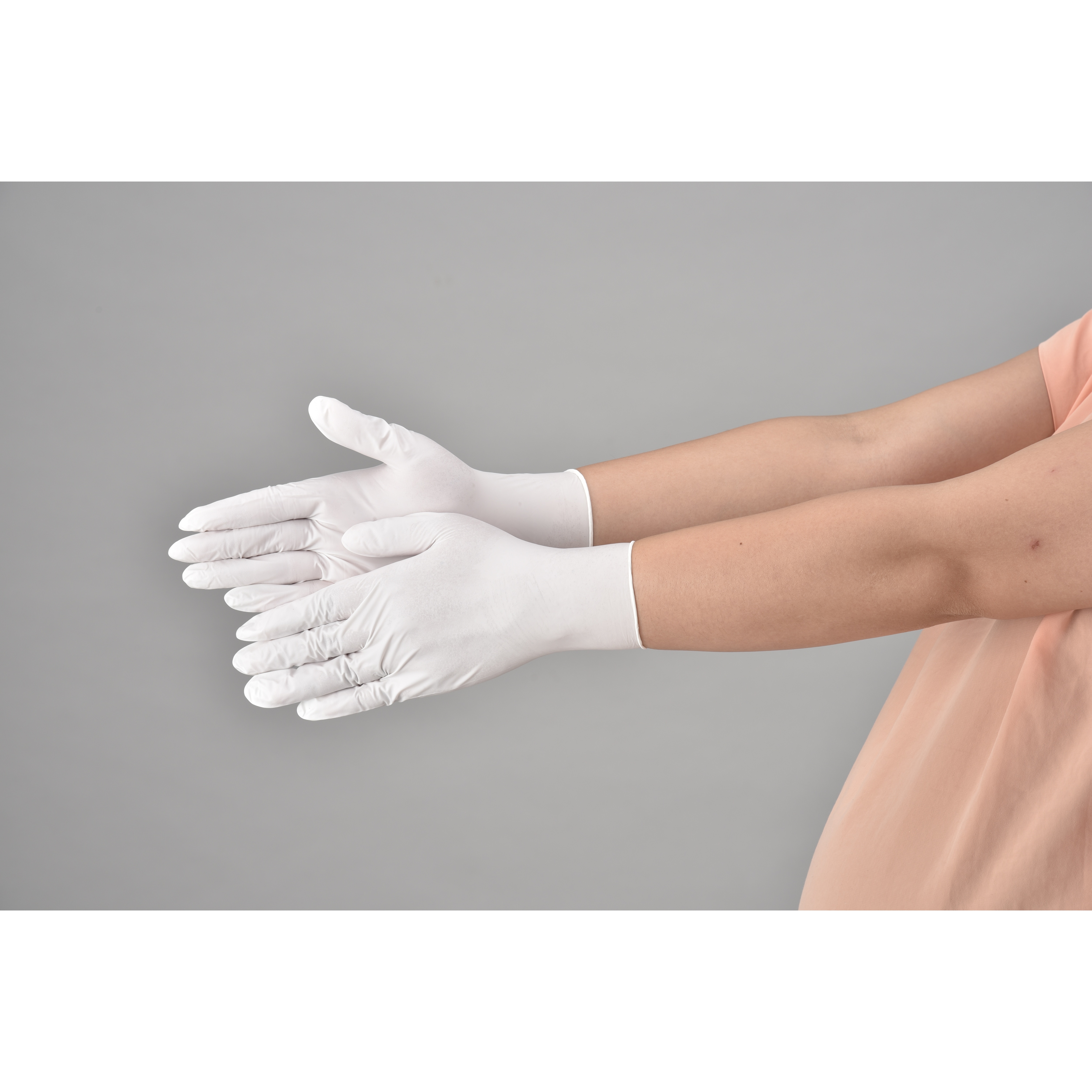 ニトリルトライエース 粉無 白L 200枚×20