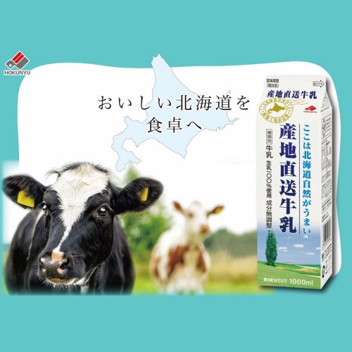 産地直送牛乳 1000ml×12本