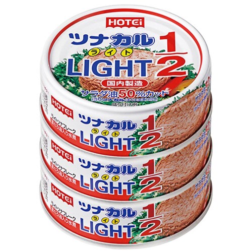 ツナカルLight1/2 3缶入×6個