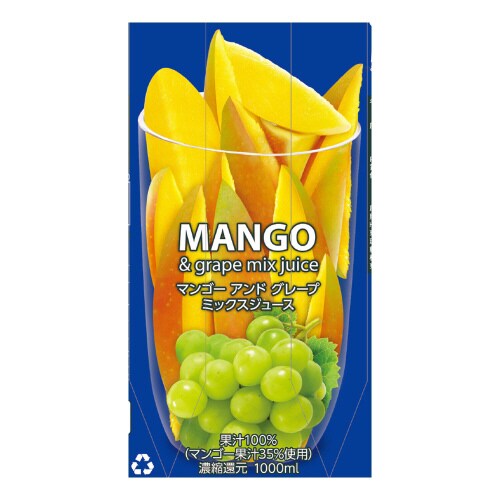 CHABAA100%ミックスジュース マンゴー6本