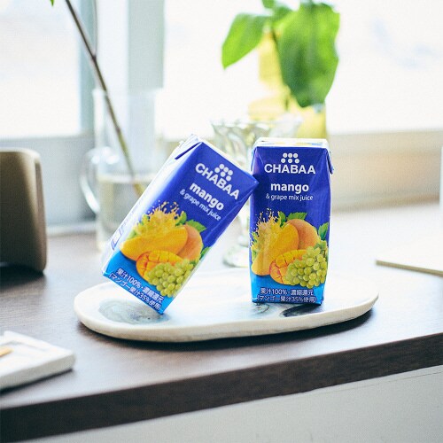 CHABAA100%ミックスジュースマンゴー36本