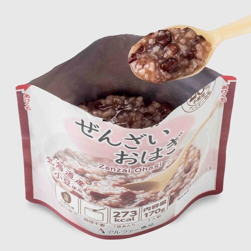 レトルトタイプ ぜんざいおはぎRT 170g×5個