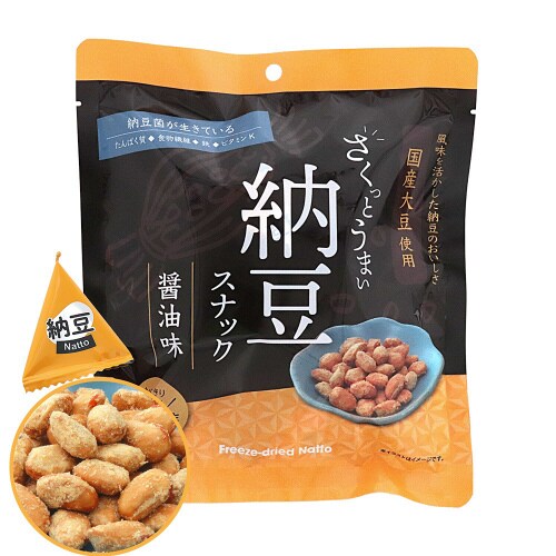 さくっとうまい納豆スナック(醤油味)45g×12袋