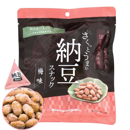 さくっとうまい納豆スナック(梅味) 42g×12袋