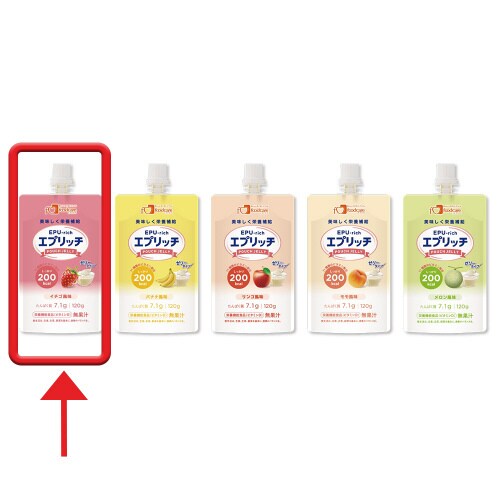 エプリッチパウチゼリー イチゴ風味120g×36個