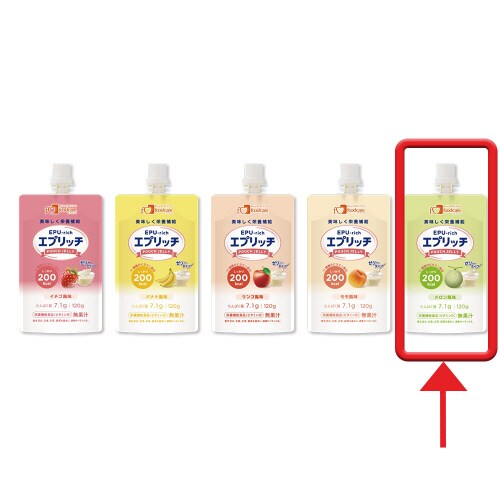 エプリッチパウチゼリー メロン風味120g×36個