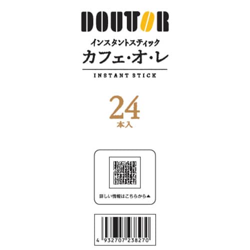 インスタントスティック カフェ・オ・レ24本×6個