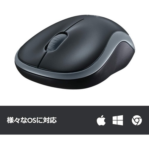 ワイヤレスマウス M186 グレー