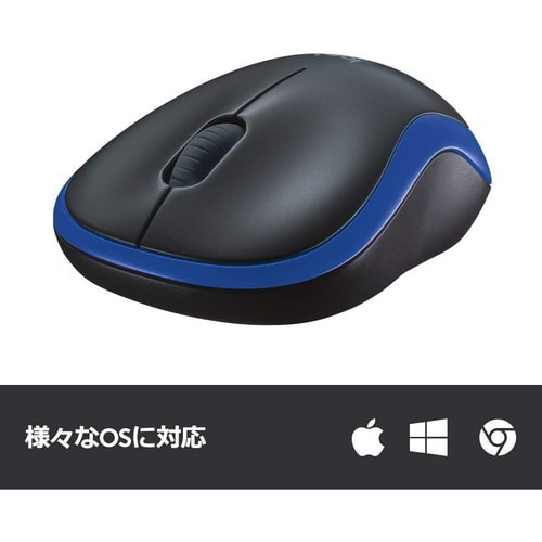 ワイヤレスマウス M186 ブルー