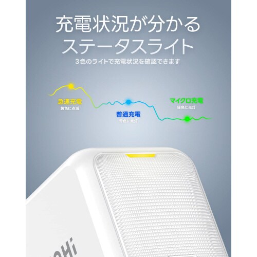 USB充電器 & USB−Cケーブル BL