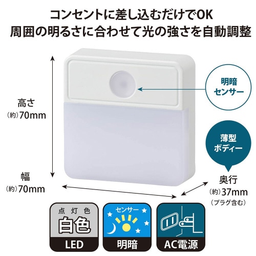 LEDナノライト NIT−ALA6MSQ−WN