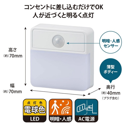 LEDナノライト NIT−ALA6JSQ−WL
