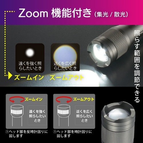 LEDズームライト LHA−Z10C5