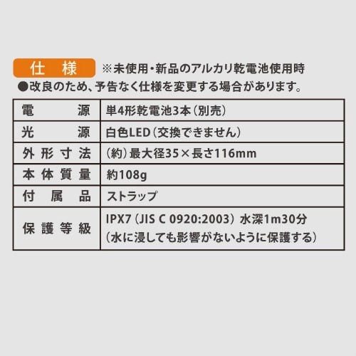 LEDズームライト LHA−Z45C5