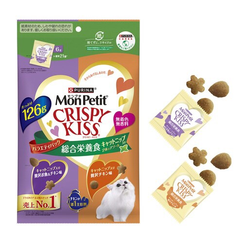 モンプチ クリスピーキッス バラエティパ