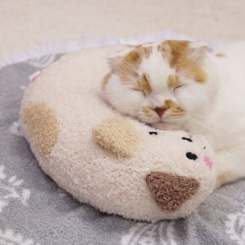 あごのせ猫枕 みけニャン