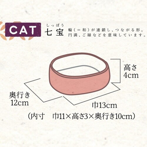 和ぼうるCAT七宝茜色