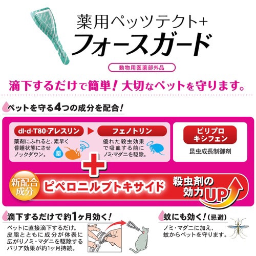 専門薬用ペッツテクト+フォースガード猫用