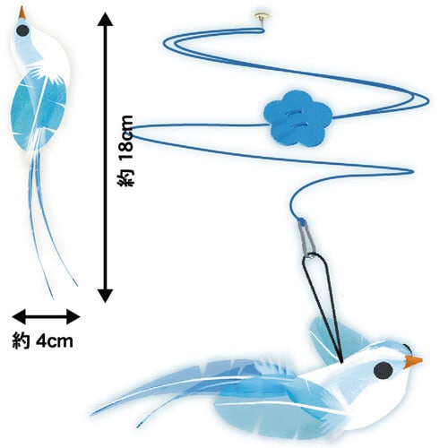 じゃれ猫 天井ぶらぶら猫じゃらし とりさ