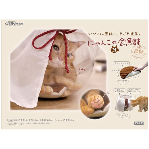 にゃんこの金魚鉢