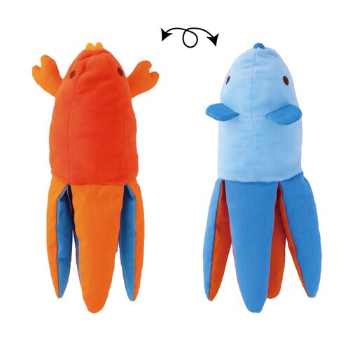 パリパリくるりんにゃんぐるみ えびネズミ