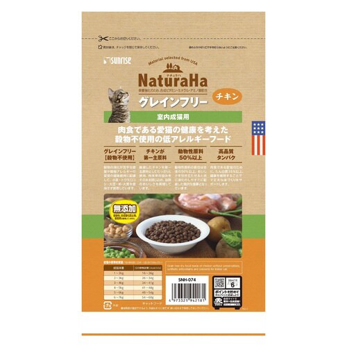 ナチュラハ グレインフリー チキン 室内