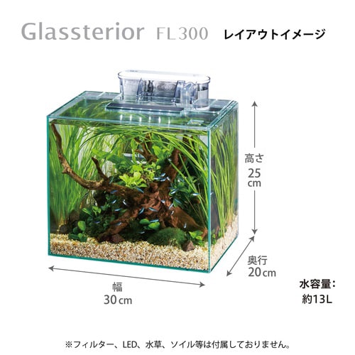 グラステリアFL300 水槽