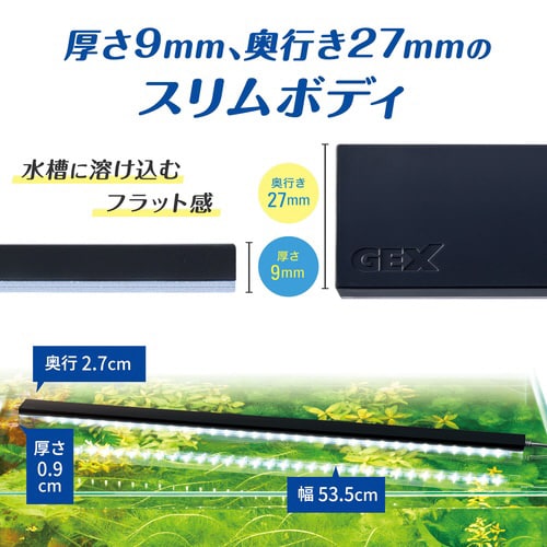 クリアLED フラッティ 600BK