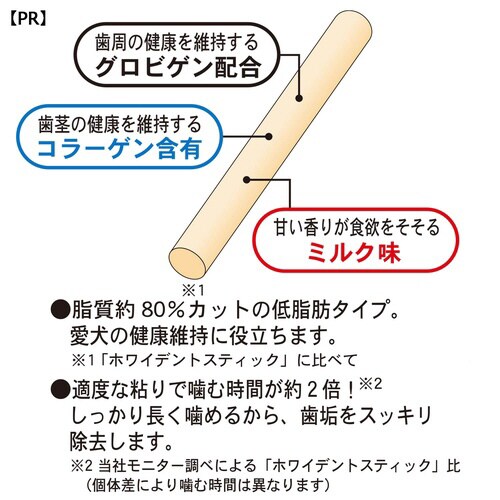 ホワイデント 低脂肪チューイングスティッ