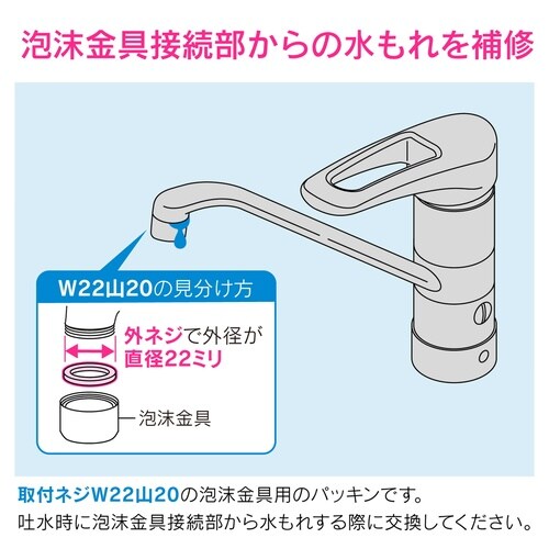 泡沫金具用パッキン