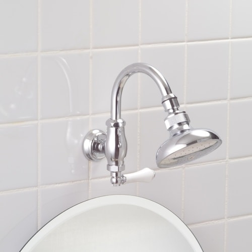 回転シャワー水栓