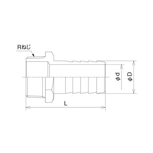 砲金ホースニップル