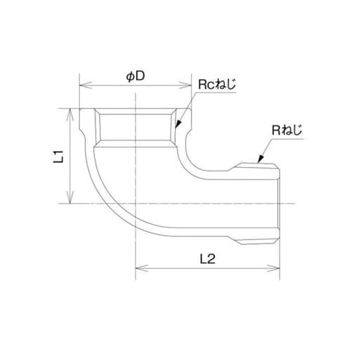 砲金ストリートエルボ