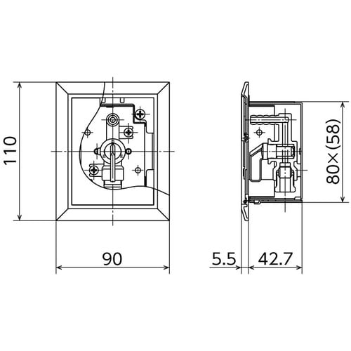 灯油コックボックス