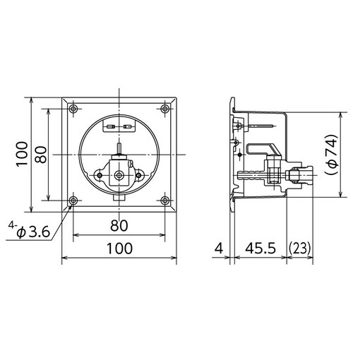 灯油コックボックス