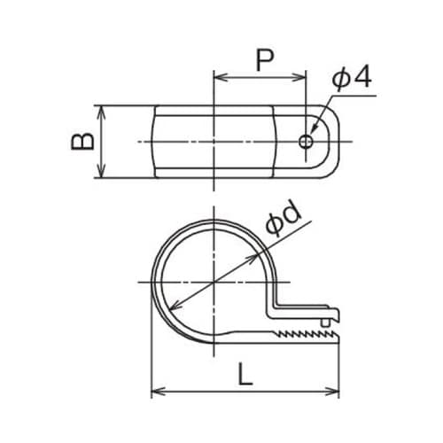 ワニグチ片サドル