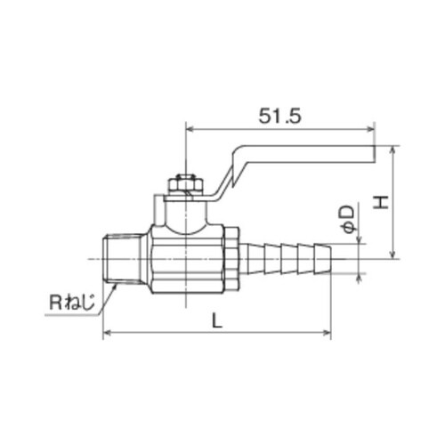 ミニチュアボールバルブ