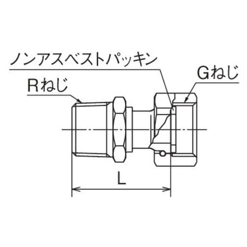 ナット付アダプター