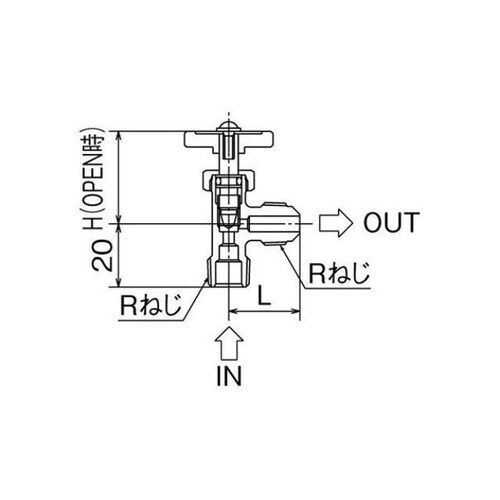 アングルミニチュアバルブ