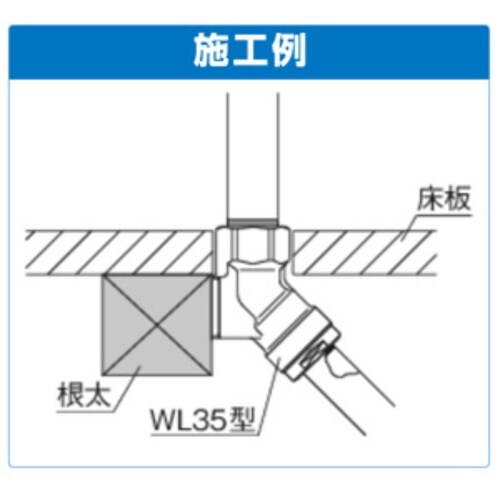 床下横取付アダプター