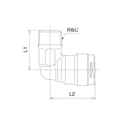 WL1型 エルボテーパおねじ