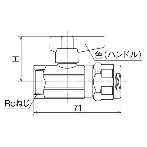 WB2型 テーパめねじ