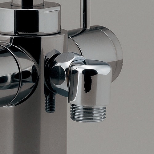 双口水栓 ダークシルバー